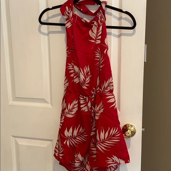 Red romper - Picture 2 of 3